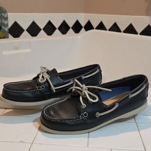 G.H.Bass And Co Castoff Boating Shoes Navy Size 8 Women's